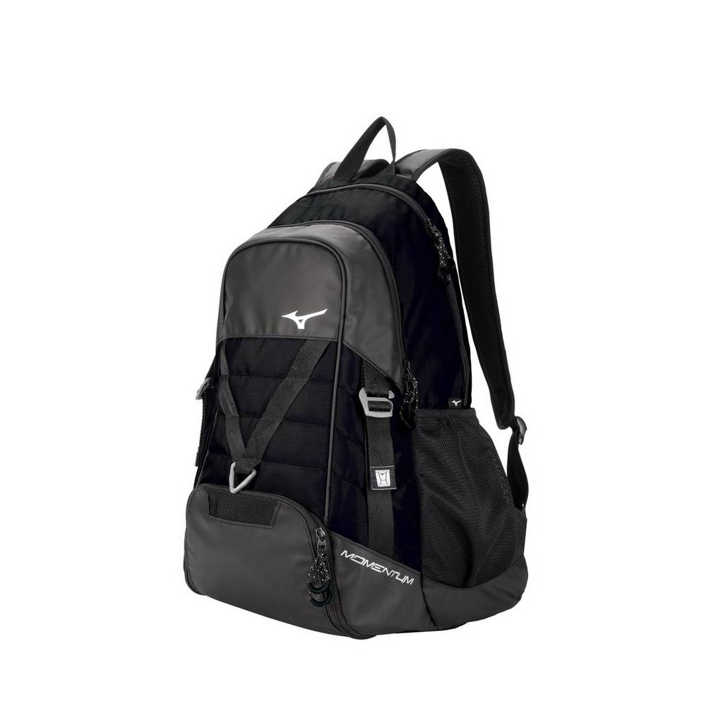 Mochila Mizuno Momentum Hombre Negras España VGEU-52361